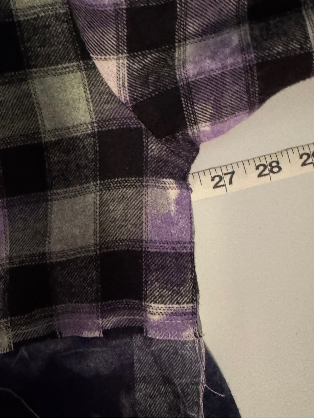 Blue Velvet - Plaid Block Hoodie - Purple Plaid - XL - NWOT - Picture 8 of 11